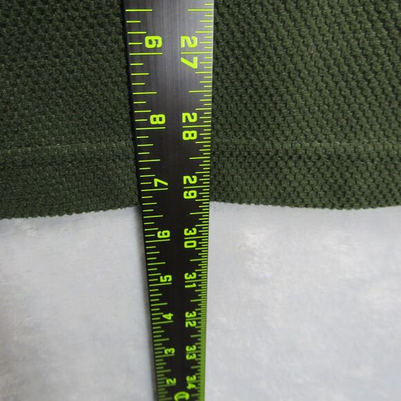 The North Face Mens 1/4 Zip Neck Sweatshirt Jumper XL Dark Olive Green - Picture 6 of 7